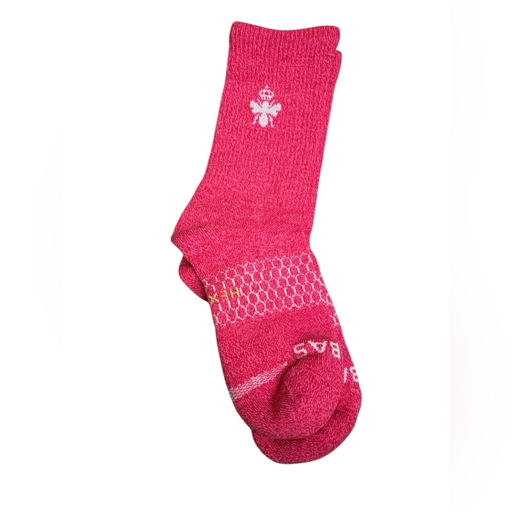 NWOT - Bombas Womens Pink Crew Socks - Size S